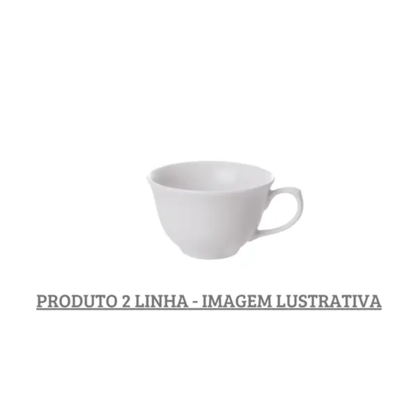 Xicara Café Sem Pé Porcelana Schmidt - Mod. Pomerode 114 2ª Linha