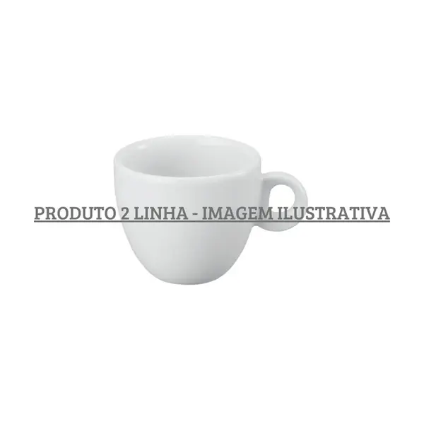 Xicara Chá sem Pires Porcelana Schmidt - Mod. Sofia 106 2ª Linha