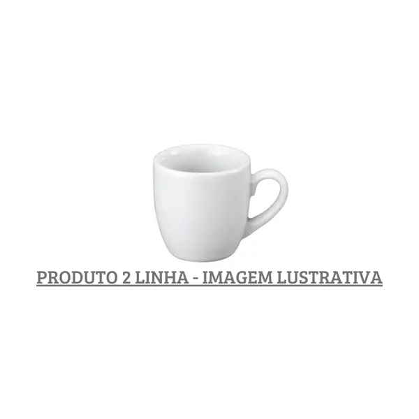 Xicara Café sem Pires Porcelana Schmidt - Mod. Brito 025 2ª Linha