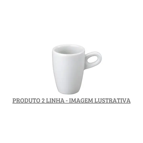Xicara Café sem Pires Porcelana Schmidt - Mod. Sofia Alta 905 2ª Linha