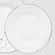 Aparelho Jantar e Chá 30 Peças Porcelana Schmidt - Dec. Filetado Prata Pomerode 0012