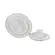 Manteigueira Porcelana Schmidt - Dec. Renda Branca 0163