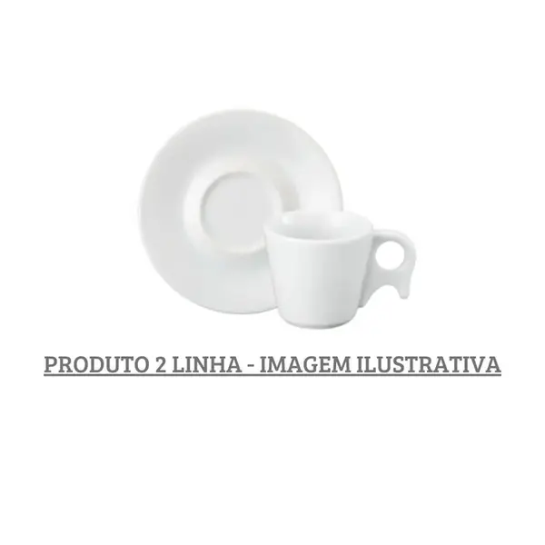 Xicara Chá com Pires Porcelana Schmidt - Mod. Bird 182 2ª Linha
