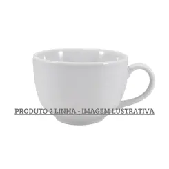 Xicará Chá 345ml Sem Pires Porcelana Schmidt - Mod. Sofia Jumbo 2º LINHA 106