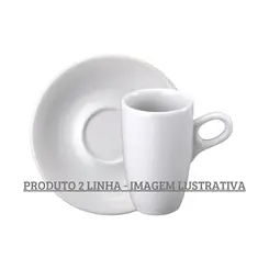 Xicara Chá com Pires Porcelana Schmidt - Mod. Sofia Alta 905 2ª Linha