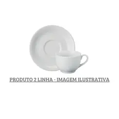 Xícara Chá com Pires Porcelana Schmidt - Mod. Voyage Coup 202 2ª Linha