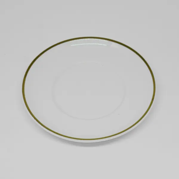 Pires Chá Porcelana Schmidt - Dec. Filetado Ouro Brasilia 0010