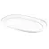 Travessa Rasa Oval 28cm Porcelana Schmidt - Dec. Renda Branca 0163