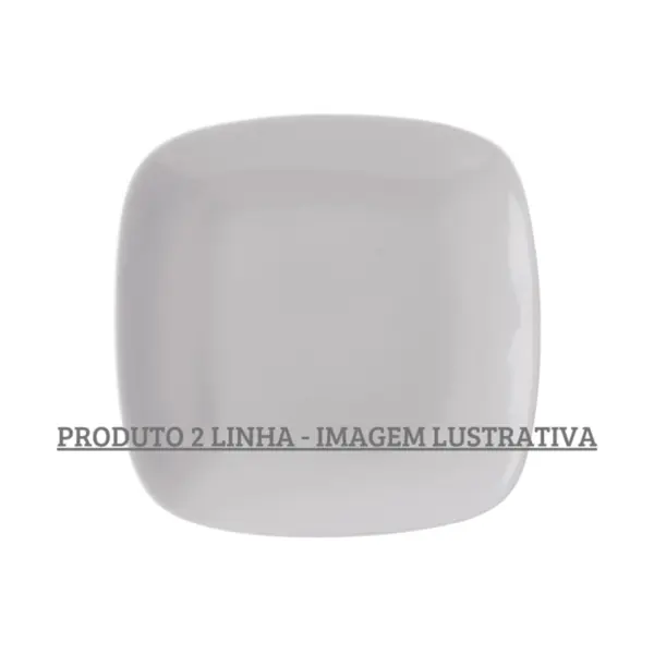 Bandeja Quadrada 16cm Porcelana Schmidt - Mod. Usa 2ª Linha
