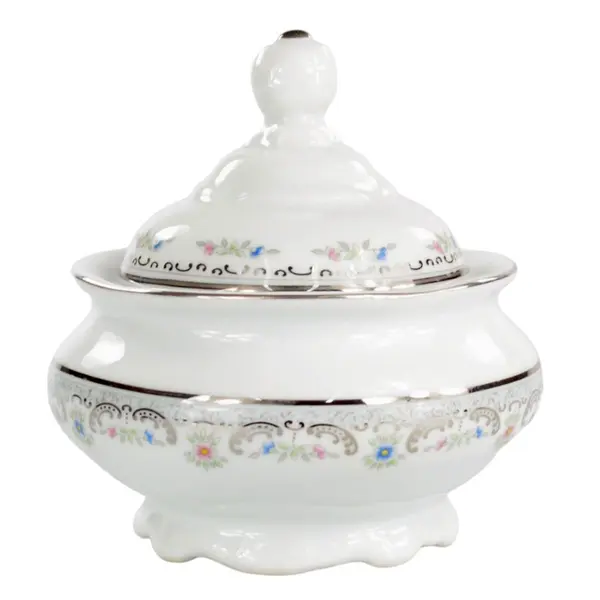 Açucareiro Porcelana Schmidt - Dec. Saint Germain 2210