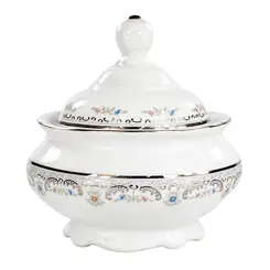 Açucareiro Porcelana Schmidt - Dec. Saint Germain 2210
