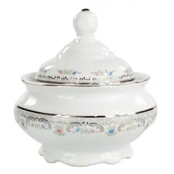 Açucareiro Porcelana Schmidt - Dec. Saint Germain 2210