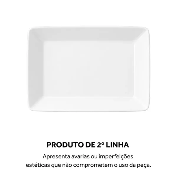 Bandeja 31cm Porcelana Schmidt - Mod. Usa 108 2ª Linha