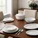 Aparelho de Jantar 41 Peças Porcelana Schmidt - Dec. Renda Branca 0163