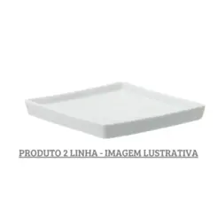 Bandeja Quadrada 13,5cm Porcelana Schmidt - Mod. Brasil 274 2ª Linha