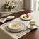 Aparelho Jantar e Chá 30 Peças Porcelana Schmidt - Dec. Saint Germain 2210
