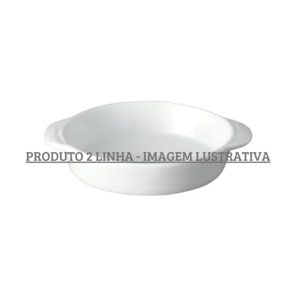 Mini Travessa Redonda Porcelana Schmidt - Mod. Couvert 214 2ª Linha