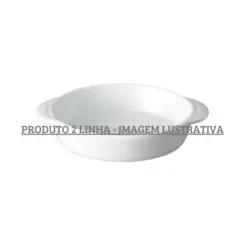 Mini Travessa Redonda Porcelana Schmidt - Mod. Couvert 214 2ª Linha