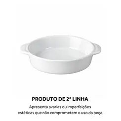 Mini Travessa Redonda Porcelana Schmidt - Mod. Couvert 214 2ª Linha