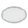 Travessa Rasa Oval 36cm Porcelana Schmidt - Dec. Saint Germain 2210