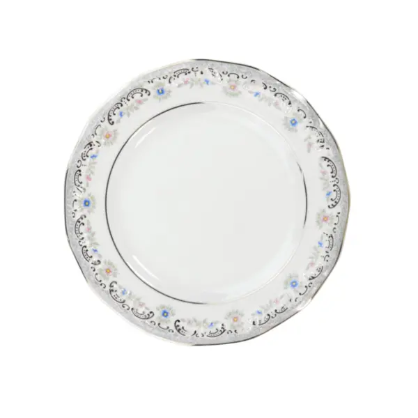 Prato Sobremesa Porcelana Schmidt - Dec. Saint Germain 2210