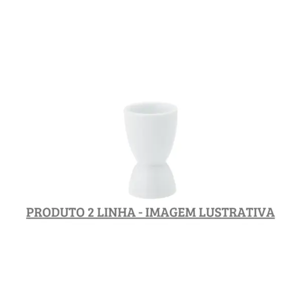 Copo para Ovo Porcelana Schmidt - Mod. DH Universal 2ª Linha