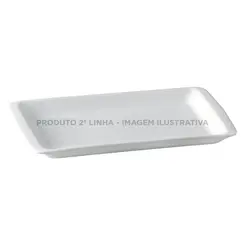 Bandeja com Alça 28cm Porcelana Schmidt - Mod. Couvert 2ª Linha
