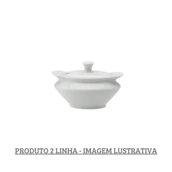 Molheira com Tampa Porcelana Schmidt - Mod. Sublime 167 2ª Linha