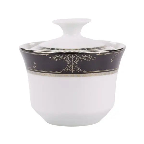 Açucareiro Porcelana Schmidt - Dec. Royal
