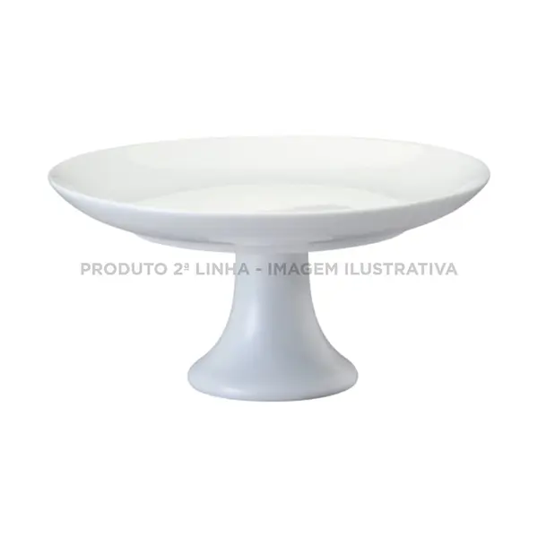 Prato Bolo com Base Porcelana Schmidt - Mod. Pomerode 114 2ª Linha
