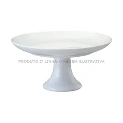 Prato Bolo com Base Porcelana Schmidt - Mod. Pomerode 114 2ª Linha