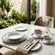 Aparelho Jantar Chá e Café 42 Peças Porcelana Schmidt - Dec. Tais 2247