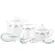 Aparelho Chá e Café 53 Peças Porcelana Schmidt - Dec. Saint Germain 2210