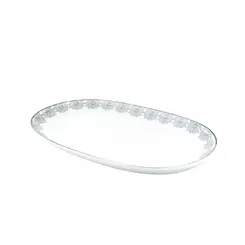 Travessa Rasa Oval 36cm Porcelana Schmidt - Dec. Taís 2247