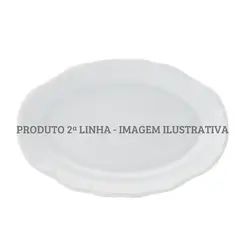 Travessa Rasa Oval 28cm Porcelana Schmidt - Mod. Pomerode 114 2ª Linha