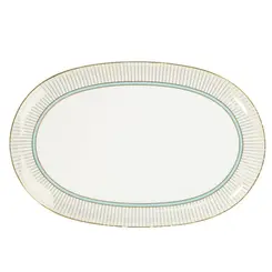 Travessa Rasa Oval 32cm Porcelana Schmidt - Dec. Audrey 2251