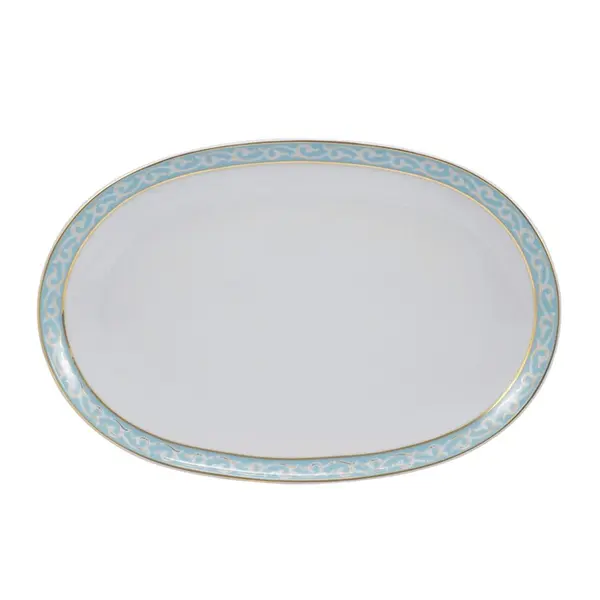Travessa Rasa Oval 28cm Porcelana Schmidt  - Dec. Audrey 2251