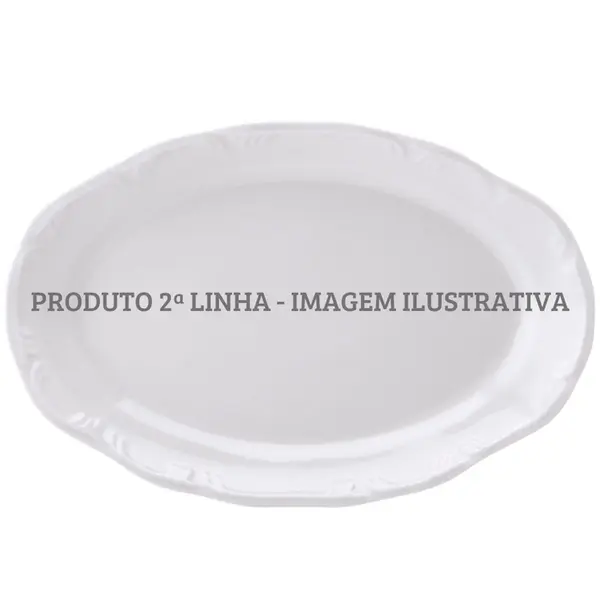 Travessa 36cm Porcelana Schmidt - Mod. Pomerode 114 2ª Linha