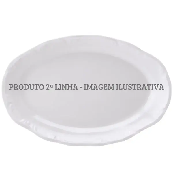 Travessa 36cm Porcelana Schmidt - Mod. Pomerode 114 2ª Linha