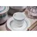 Aparelho Chá e Café 53 Peças Porcelana Schmidt - Dec. Audrey 2251
