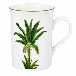 Caneca Porcelana Schmidt - Dec. Palmeira 2258