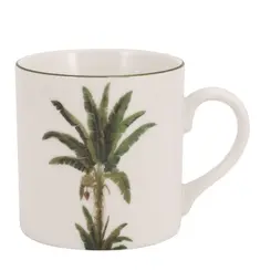 Caneca Grande Porcelana Schmidt - Dec. Palmeira 2258