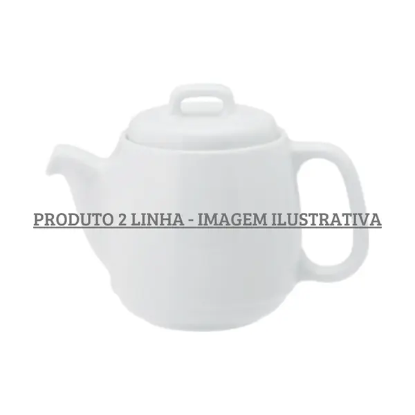 Bule Porcelana Schmidt - Mod. Cilindrica 007 2ª Linha