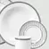 Aparelho Jantar e Chá 20 Peças Porcelana Schmidt - Dec. Aline 2263