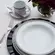Aparelho Jantar e Chá 20 Peças Porcelana Schmidt - Dec. Aline 2263