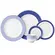 Aparelho Jantar e Chá 30 Peças Porcelana Schmidt - Dec. Paula 2265