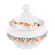Açucareiro Porcelana Schmidt - Dec. Valentina