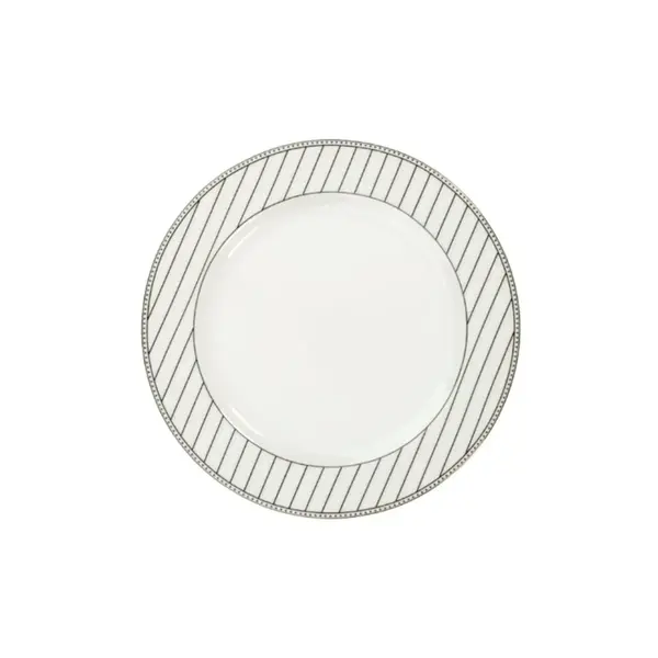 Prato Sobremesa Porcelana Schmidt - Dec. Aline 2263