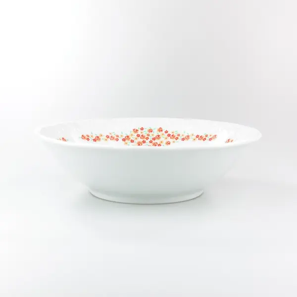 Saladeira 24 cm Porcelana Schmidt - Dec. Valentina