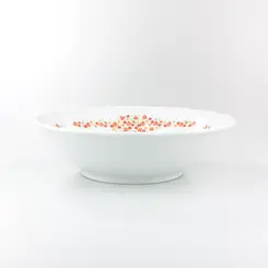 Saladeira 24 cm Porcelana Schmidt - Dec. Valentina